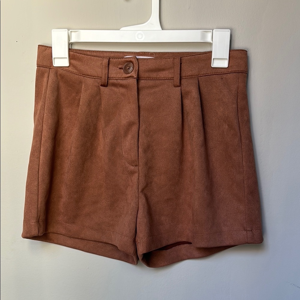High Waisted Brown Shorts
